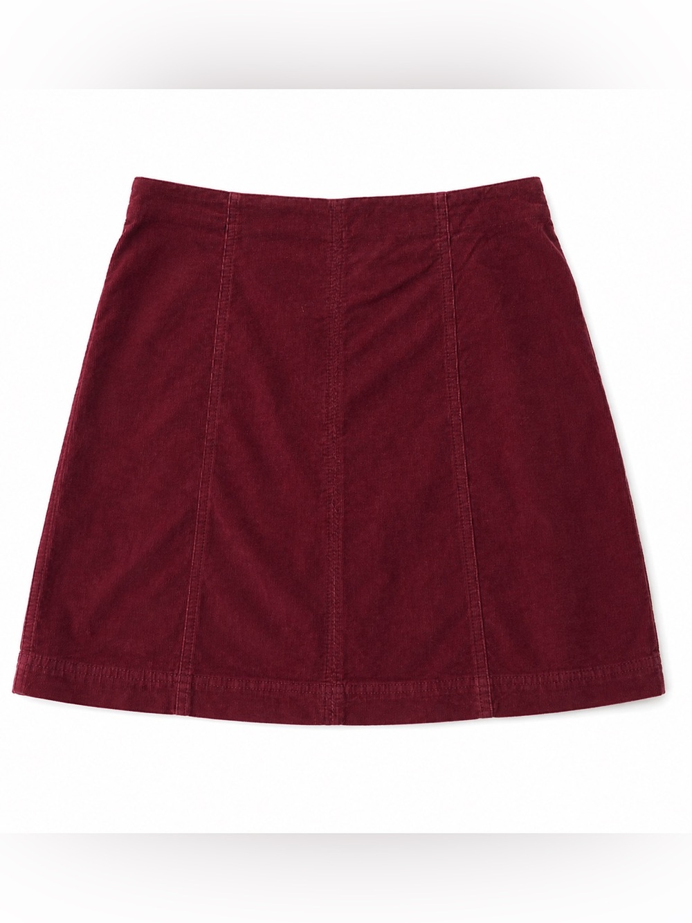 Free People Maroon Corduroy Mini Skirt Size 8